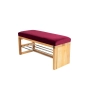 Ławka Pufa Tapicerowana Siedzisko Gładkie Bordowy LGS-91 Rozmiary od 50 cm do 200 cm