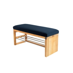 Ławka Pufa Tapicerowana Siedzisko Gładkie Granatowy LGS-91 Rozmiary od 50 cm do 200 cm