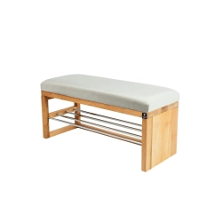 Ławka Pufa Tapicerowana Siedzisko Gładkie Srebrny LGS-91 Rozmiary od 50 cm do 200 cm