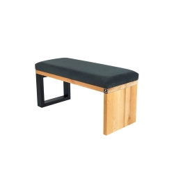 Ławka Pufa Tapicerowana Siedzisko Gładkie Grafit LGS-92 Rozmiary od 50 cm do 200 cm