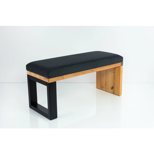 Ławka Pufa Tapicerowana Siedzisko Gładkie Grafit LGS-92 Rozmiary od 50 cm do 200 cm