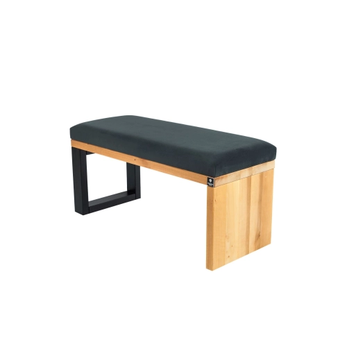 Ławka Pufa Tapicerowana Siedzisko Gładkie Grafit LGS-92 Rozmiary od 50 cm do 200 cm