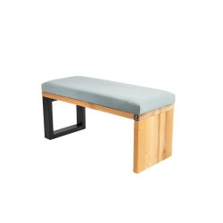 Ławka Pufa Tapicerowana Siedzisko Gładkie Popiel LGS-92 Rozmiary od 50 cm do 200 cm