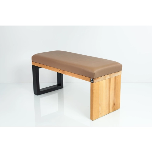 Ławka Pufa Tapicerowana Siedzisko Gładkie Ekoskóra Brązowy LGS-92 Rozmiary od 50 cm do 200 cm