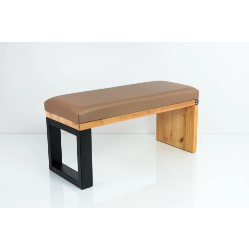 Ławka Pufa Tapicerowana Siedzisko Gładkie Ekoskóra Brązowy LGS-92 Rozmiary od 50 cm do 200 cm