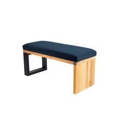 Ławka Pufa Tapicerowana Siedzisko Gładkie Granatowy LGS-92 Rozmiary od 50 cm do 200 cm