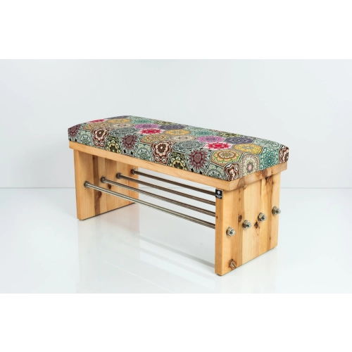 Ławka Pufa Tapicerowana Siedzisko Gładkie Hexagony Mandala LGS-93 Rozmiary od 50 cm do 200 cm