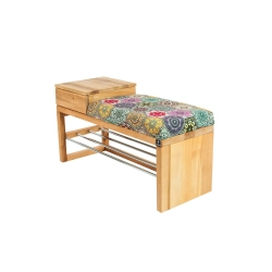 Ławka Pufa Tapicerowana Siedzisko Gładkie Hexagony Mandala LGS-96 Rozmiary od 50 cm do 200 cm