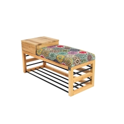 Ławka Pufa Tapicerowana Siedzisko Gładkie Hexagony Mandala LGS-99 Rozmiary od 50 cm do 200 cm