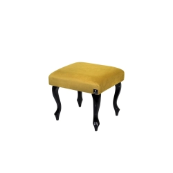 Taboret Pufa Tapicerowana Cytrynowa Żółcień LPG-0 Rozmiary