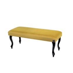 Ławeczka Pufa Tapicerowana Cytrynowa Żółcień LPG-1 Rozmiary