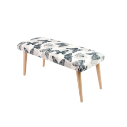 Ławeczka Pufa Tapicerowana Siedzisko Gładkie Butterfly 01 LPG-10 Rozmiary od 50 cm do 120 cm