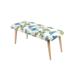 Ławeczka Pufa Tapicerowana Siedzisko Gładkie Butterfly 03 LPG-10 Rozmiary od 50 cm do 120 cm