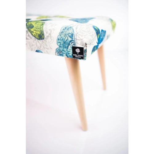 Ławeczka Pufa Tapicerowana Siedzisko Gładkie Butterfly 03 LPG-10 Rozmiary od 50 cm do 120 cm