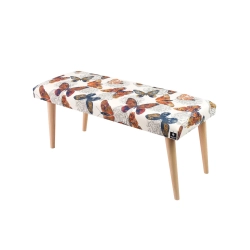 Ławeczka Pufa Tapicerowana Siedzisko Gładkie Butterfly 05 LPG-10 Rozmiary od 50 cm do 120 cm