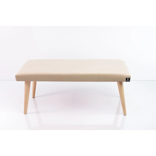 Ławeczka Pufa Tapicerowana Siedzisko Gładkie Beż LPG-10 Rozmiary od 50 cm do 120 cm