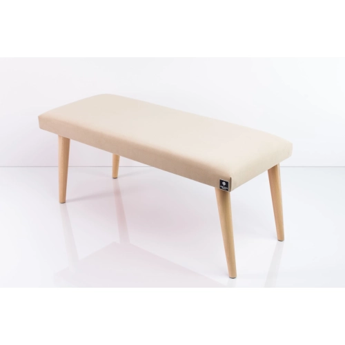 Ławeczka Pufa Tapicerowana Siedzisko Gładkie Beż LPG-10 Rozmiary od 50 cm do 120 cm