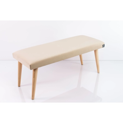 Ławeczka Pufa Tapicerowana Siedzisko Gładkie Beż LPG-10 Rozmiary od 50 cm do 120 cm