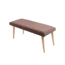 Ławeczka Pufa Tapicerowana Siedzisko Gładkie Brązowy LPG-10 Rozmiary od 50 cm do 120 cm