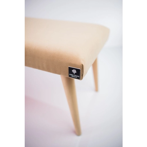 Ławeczka Pufa Tapicerowana Siedzisko Gładkie Cappucino LPG-10 Rozmiary od 50 cm do 120 cm