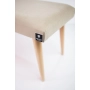 Ławeczka Pufa Tapicerowana Siedzisko Gładkie Ecru LPG-10 Rozmiary od 50 cm do 120 cm