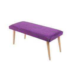 Ławeczka Pufa Tapicerowana Siedzisko Gładkie Fioletowy LPG-10 Rozmiary od 50 cm do 120 cm
