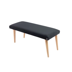 Ławeczka Pufa Tapicerowana Siedzisko Gładkie Grafit LPG-10 Rozmiary od 50 cm do 120 cm