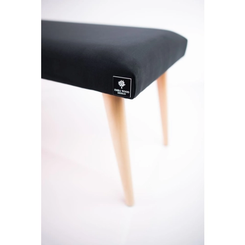 Ławeczka Pufa Tapicerowana Siedzisko Gładkie Grafit LPG-10 Rozmiary od 50 cm do 120 cm