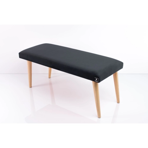 Ławeczka Pufa Tapicerowana Siedzisko Gładkie Grafit LPG-10 Rozmiary od 50 cm do 120 cm