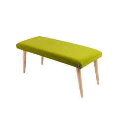 Ławeczka Pufa Tapicerowana Siedzisko Gładkie Zieleń Pistacja LPG-10 Rozmiary od 50 cm do 120 cm