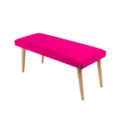 Ławeczka Pufa Tapicerowana Siedzisko Gładkie Różowy LPG-10 Rozmiary od 50 cm do 120 cm
