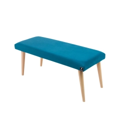 Ławeczka Pufa Tapicerowana Siedzisko Gładkie Turkus LPG-10 Rozmiary od 50 cm do 120 cm