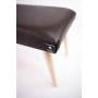 Ławeczka Pufa Tapicerowana Siedzisko Gładkie Ekoskóra Brąz LPG-10 Rozmiary od 50 cm do 120 cm