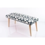 Ławeczka Pufa Tapicerowana Siedzisko Gładkie Mercure 01 LPG-10 Rozmiary od 50 cm do 120 cm
