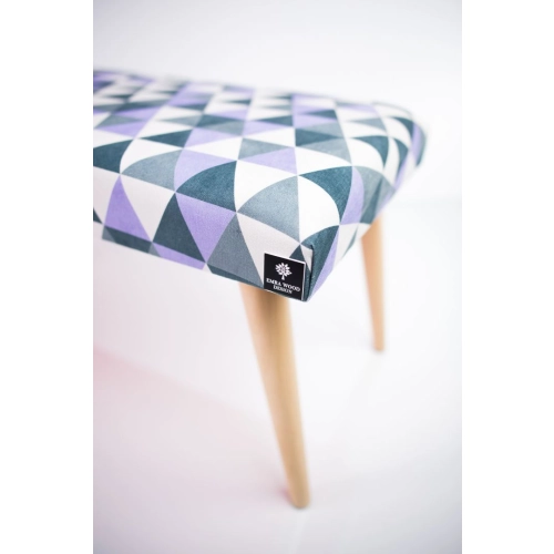 Ławeczka Pufa Tapicerowana Siedzisko Gładkie Mercure 05 LPG-10 Rozmiary od 50 cm do 120 cm