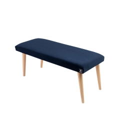 Ławeczka Pufa Tapicerowana Siedzisko Gładkie Granatowy LPG-10 Rozmiary od 50 cm do 120 cm