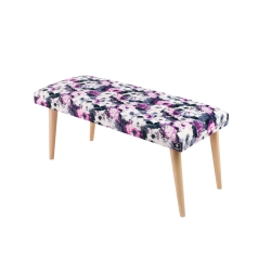 Ławeczka Pufa Tapicerowana Siedzisko Gładkie Print AA2 LPG-10 Rozmiary od 50 cm do 120 cm