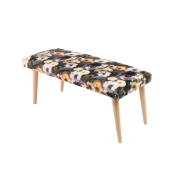 Ławeczka Pufa Tapicerowana Siedzisko Gładkie Print AA3 LPG-10 Rozmiary od 50 cm do 120 cm