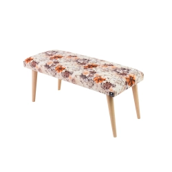 Ławeczka Pufa Tapicerowana Siedzisko Gładkie Print AB2 LPG-10 Rozmiary od 50 cm do 120 cm