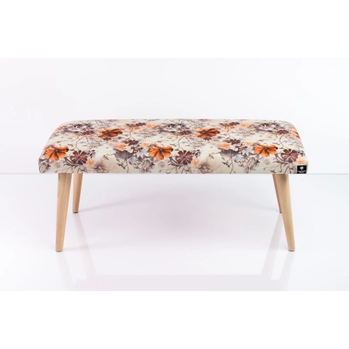 Ławeczka Pufa Tapicerowana Siedzisko Gładkie Print AB2 LPG-10 Rozmiary od 50 cm do 120 cm