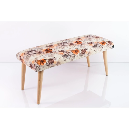 Ławeczka Pufa Tapicerowana Siedzisko Gładkie Print AB2 LPG-10 Rozmiary od 50 cm do 120 cm