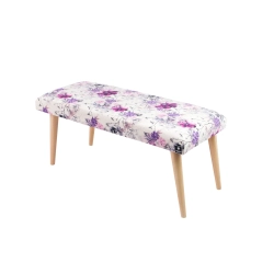 Ławeczka Pufa Tapicerowana Siedzisko Gładkie Print AB3 LPG-10 Rozmiary od 50 cm do 120 cm