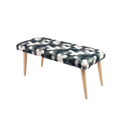 Ławeczka Pufa Tapicerowana Siedzisko Gładkie Print AC3 LPG-10 Rozmiary od 50 cm do 120 cm