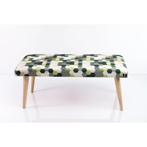 Ławeczka Pufa Tapicerowana Siedzisko Gładkie Print AC4 LPG-10 Rozmiary od 50 cm do 120 cm