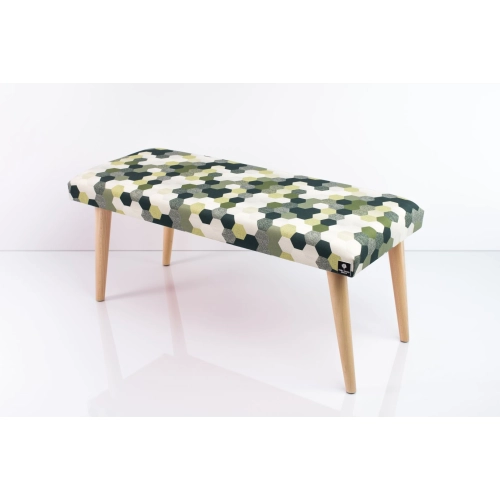 Ławeczka Pufa Tapicerowana Siedzisko Gładkie Print AC4 LPG-10 Rozmiary od 50 cm do 120 cm