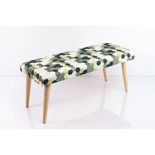 Ławeczka Pufa Tapicerowana Siedzisko Gładkie Print AC4 LPG-10 Rozmiary od 50 cm do 120 cm