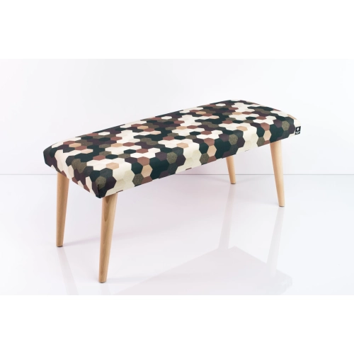 Ławeczka Pufa Tapicerowana Siedzisko Gładkie Print AC5 LPG-10 Rozmiary od 50 cm do 120 cm