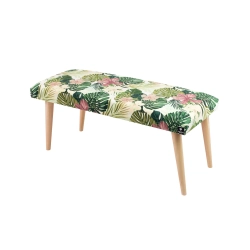 Ławeczka Pufa Tapicerowana Siedzisko Gładkie Tropic 01 LPG-10 Rozmiary od 50 cm do 120 cm