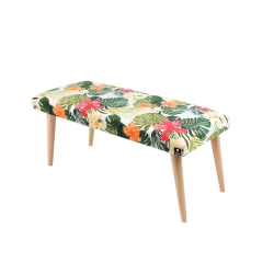 Ławeczka Pufa Tapicerowana Siedzisko Gładkie Tropic 02 LPG-10 Rozmiary od 50 cm do 120 cm
