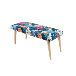 Ławeczka Pufa Tapicerowana Siedzisko Gładkie Tropic 03 LPG-10 Rozmiary od 50 cm do 120 cm